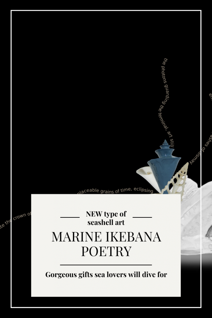 A new type of seashell art MARINE IKEBANA POETRY gorgeous gifts sea lovers will dive for