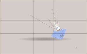The golden ratio grid superimposed on the "Time" visual poem from Volume V of the Diamond Dust (Poems From the Black Sea) book series