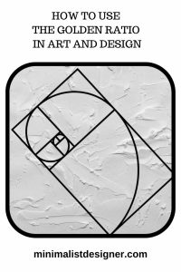 how to use the golden ratio in art and design