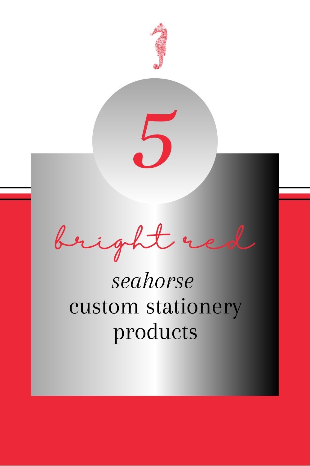 5 bright red seahorse drawing customized stationery products, self care, red aesthetic, ocean creatures, seahorse art, under the sea, underwater, writing paper printable stationery, cute stationery, stationery aesthetic, stationery supplies, home office ideas, cute desk accessories, work from home setup, small office interior design, small business ideas, to do list aesthetic, custom notepads, notebook template aesthetic, pretty notes aesthetic, aesthetic notebook cover, diary ideas aesthetic, sticky note drawings, sticky notes aesthetic, binder cover templates, binder organization, unique business cards, modern business cards, cute business cards, business card design creative, business cards creative, real estate marketing, real estate agent, realtor marketing, sea life art, ocean life, ocean animals, travel agent marketing ideas